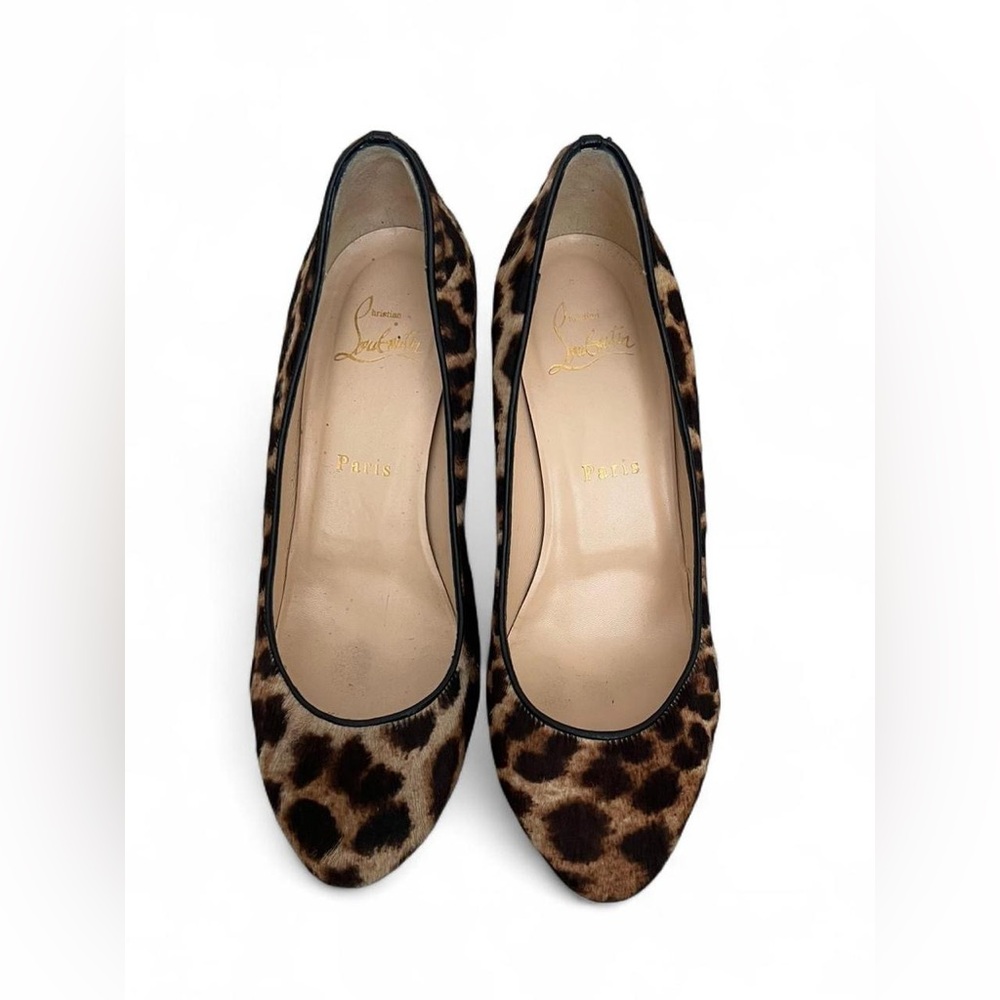 Christian Louboutin Leopard Wedges